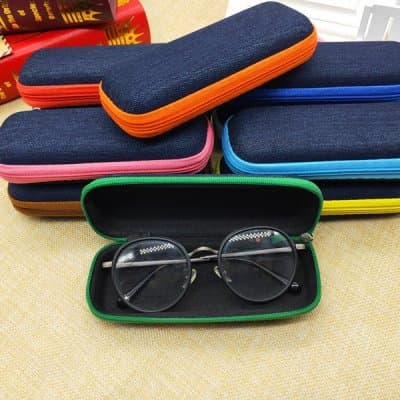 [แพ็ค] กล่องซิบยีนส์ กล่องใส่แว่นสายตา ราคากล่องละ 15 บาท [1 แพ็ค 10 กล่อง] - ภาพที่ 2