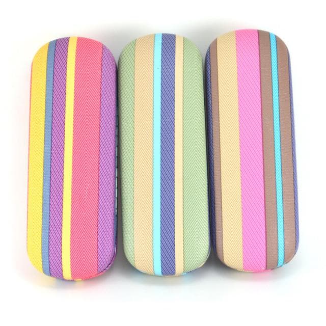 [แพ็ค] กล่องสวีเดน กล่องใส่แว่นตา แถบสียาว คละสี ราคากล่องละ 17 บาท [1 แพ็ค 10 กล่อง] - ภาพที่ 5