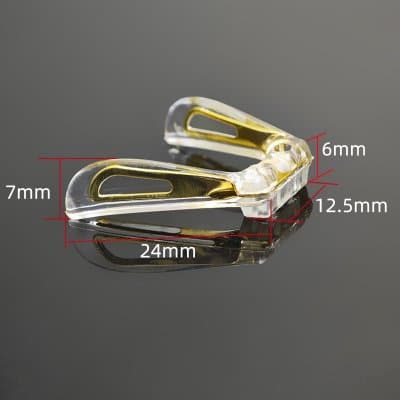 ซิลิโคนโลหะหลังอาน ทรง U (ข้อมูลขนาด อยู่ที่คำอธิบายข้างบน) - ภาพที่ 2