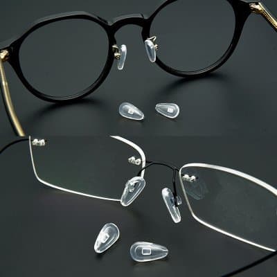 แป้นจมูกซิลิโคน แป้นรุ่น AIR 2  แป้นหยักใส่น๊อต [1 แพ็ค 20 คู่] - ภาพที่ 3