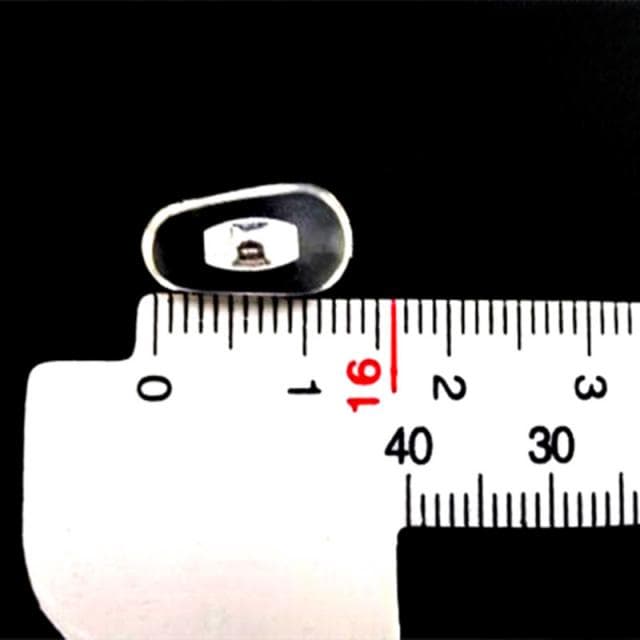 แป้นจมูก PVC แกนสีเงิน สีทอง หัวน๊อต [1 แพ็ค 20 คู่] - ภาพที่ 4