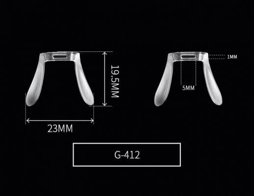 แป้นจมูกรุ่นพิเศษ G-412 ขายเป็นชิ้น - ภาพที่ 2