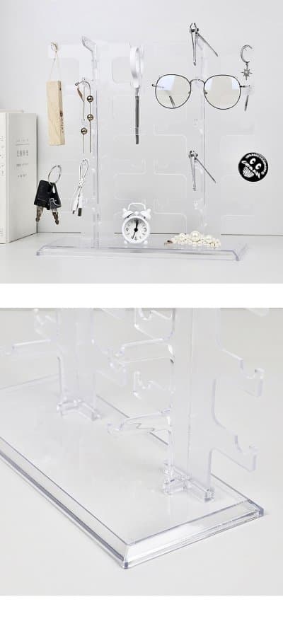 [พรีออเดอร์]  ชั้นวางแว่นตา ชั้นวางเล็ก ชั้นวางแว่นตาแบบเคาน์เตอร์ มี 2 แบบ (สั่งขั้นต่ำ 5 ชิ้น) - ภาพที่ 2