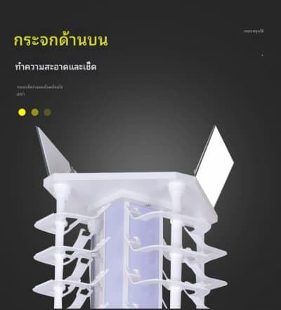 [พรีออเดอร์] ตู้ชั้นวางแว่น หมุน เลื่อน ใส่ได้ 80 ตัว มัดจำได้ 50 % - ภาพที่ 4