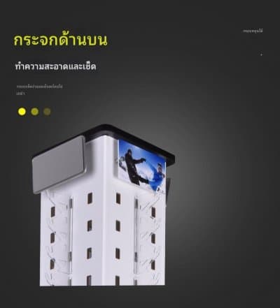 [พรีออเดอร์] ตู้ชั้นวางแว่น หมุน เลื่อน ใส่ได้ 72 ตัว มัดจำได้ 50 % - ภาพที่ 4