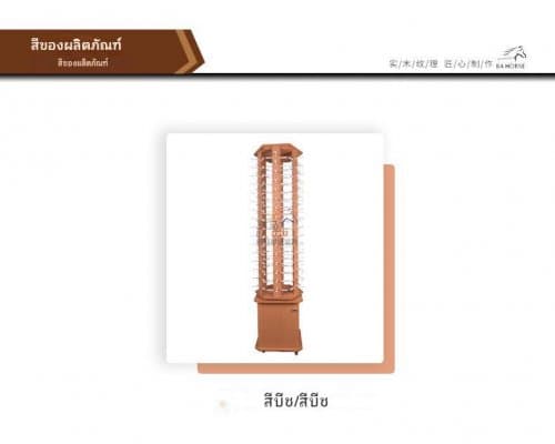 [พรีออเดอร์] ตู้ชั้นวางแว่น หมุน เลื่อน ใส่ได้ 114 ตัว มัดจำได้ 50% - ภาพที่ 9