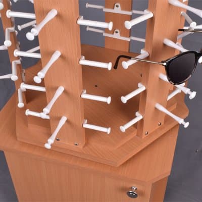 [พรีออเดอร์] ตู้โชว์ลายไม้ หมุน เลื่อนได้ ใส่ได้  80 ตัว มัดจำได้ 50% - ภาพที่ 5