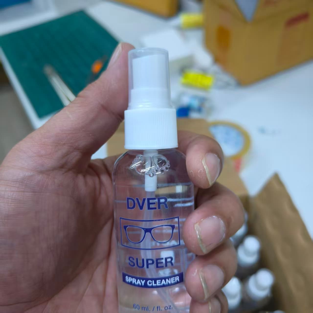 น้ำยาทำความสะอาดแว่นตา DVER (กล่องละ 20 ขวด ราคาขวดละ 16 บาท) - ภาพที่ 2