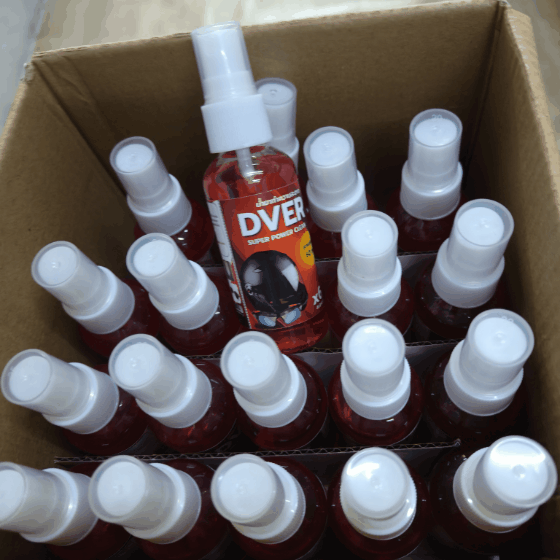 น้ำยาเช็ดแว่นตา DVER สูตรเข้มข้น ขวด 60 ml. (ขายเป็นกล่อง 20 ขวด ถูกกว่าซื้อแยกขวด)