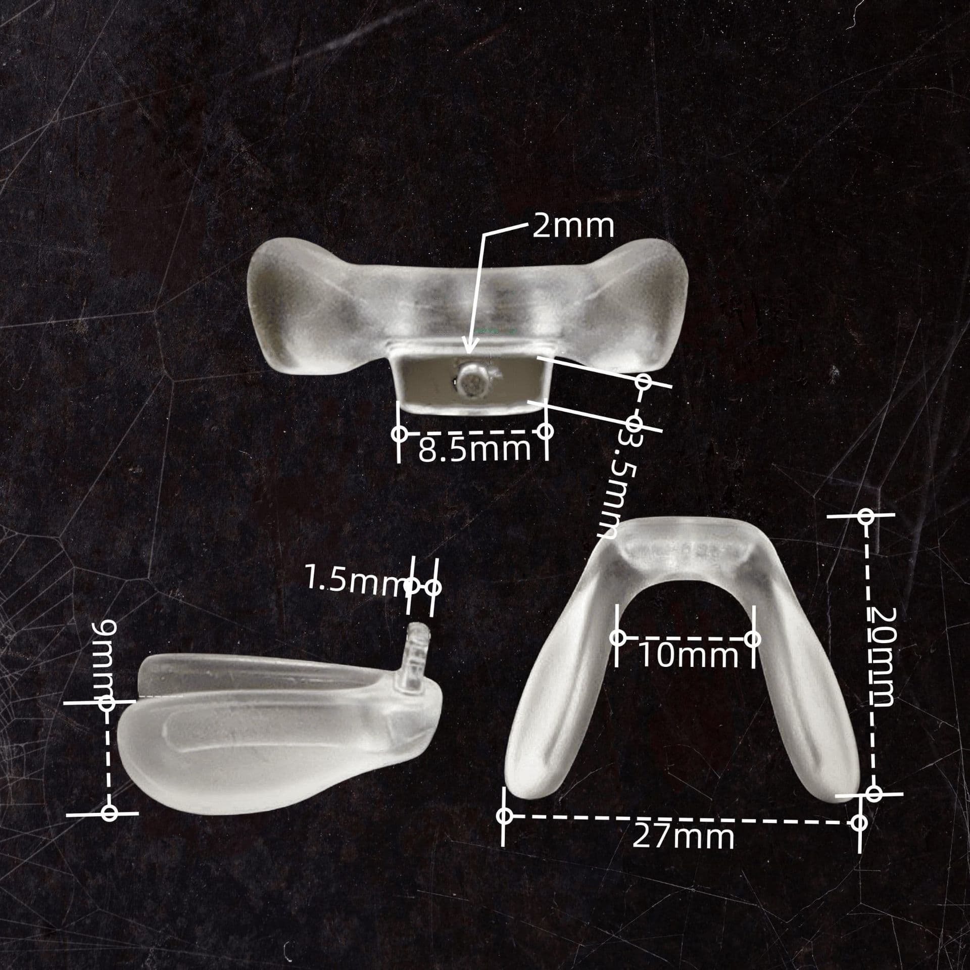 **มีสต๊อกพร้อมส่ง **พิเศษ หายาก แป้นจมูก ยึดน๊อต เฉพาะ - ภาพที่ 7
