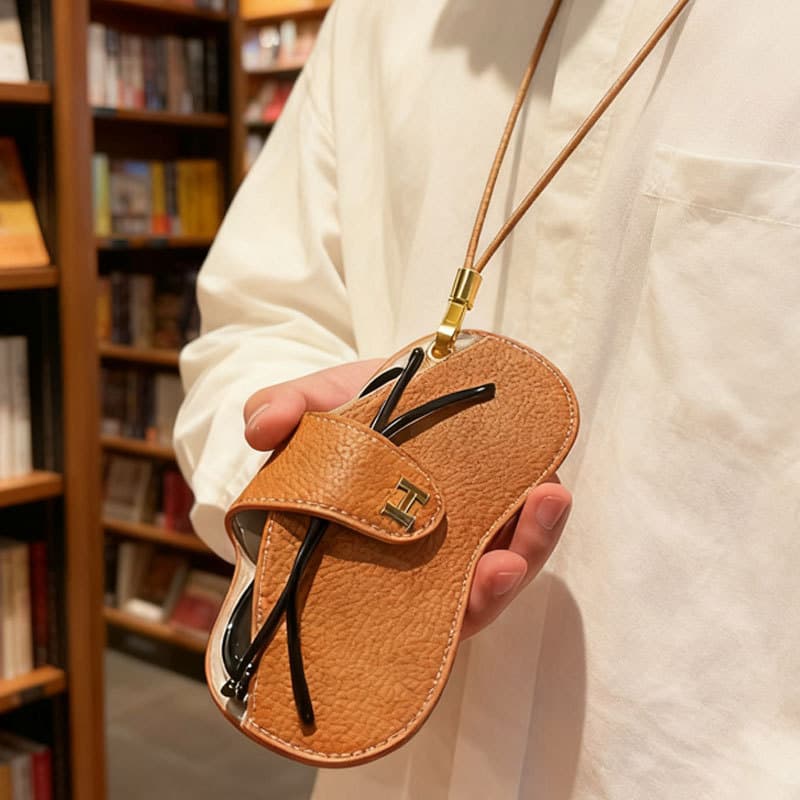 **มีสต๊อกพร้อมส่ง **AAA กระเป๋าเก็บแว่นตาผู้ชาย H แบบเดียวกับกระเป๋าแขวนกระเป๋าเก็บแว่น แขวนคอ - ภาพที่ 2