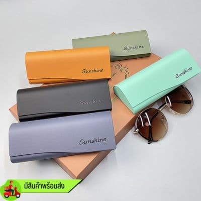 **มีสต๊อกพร้อมส่ง **คละสี ขายแพ็คละ 10 กล่อง กล่องใส่แว่นตา กล่องใส่แว่นสายตา ดีไซน์ทันสมัย ​​ทนทานต่อแรงกด พกพาสะดวก