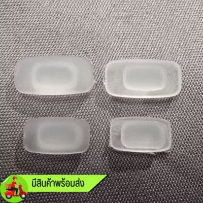 แป้นจมูกซิลิโคน หัวสลักกด ทรงสี่เหลี่ยม (ขนาดรูสลัก ยาว 5.9 * กว้าง 3.1ซม.) [1 แพ็ค 20 คู่]