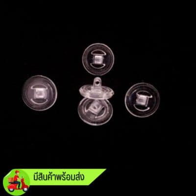 แป้นจมูกซิลิโคนทรงกลม S-004 ขายเป็นแพ็ค แพ็คละ 10คู่