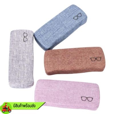 [แพ็ค] กล่องแข็งแว่นสายตาแบบขอบเหลี่ยม ราคากล่องละ 23 บาท [1 แพ็ค 10 กล่อง]