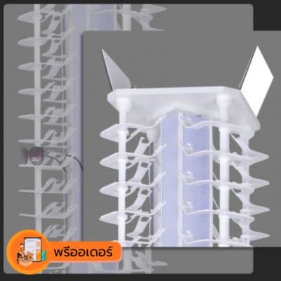 [พรีออเดอร์] ตู้ชั้นวางแว่น หมุน เลื่อน ใส่ได้ 80 ตัว มัดจำได้ 50 %