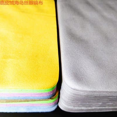 AAA ขนาดใหญ่ 14.5*17.5 ผ้าเช็ดแว่นเกรด AA คละสี ขายเป็นกล่อง กล่องละ 100 ผืน สั่งครบ20 กล่องต่อออเดอร์ สั่งทำโลโก้ผ้าเช็ดแว่นได้ - ภาพที่ 2