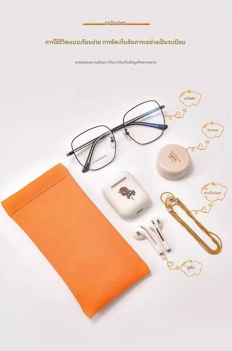 **มีสต๊อกพร้อมส่ง **ซองกระเป๋าใส่แว่น เคสป้องกันที่เรียบง่าย ซอง แว่นกันแดดคลิปแว่นกันแด ดกระเป๋าใส่แว่นตาสายตาสั้น - ภาพที่ 6