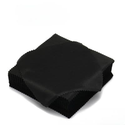 **มีสต๊อกพร้อมส่ง **CCC สีดำ ผ้าเช็ดแว่นตาเกรด C ขนาด 10X10 CM - ภาพที่ 2