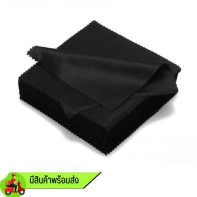 **มีสต๊อกพร้อมส่ง **CCC สีดำ ผ้าเช็ดแว่นตาเกรด C ขนาด 10X10 CM